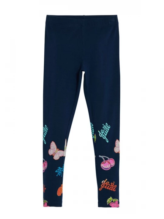 Obrázek produktu Desigual Legíny námořnická modř / nefritová / humrová / pink