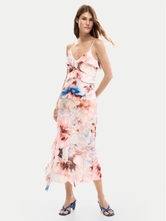 Obrázek produktu Desigual Letní šaty Mallo 26SWVK35 Růžová Slim Fit