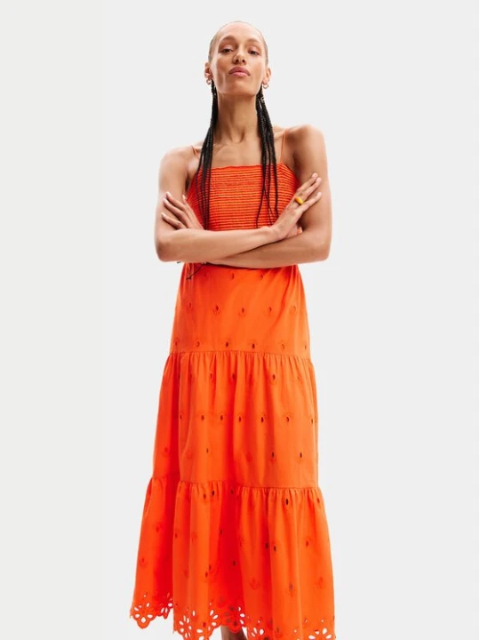 Obrázek produktu Desigual Letní šaty Malver 24SWVW12 Oranžová Regular Fit