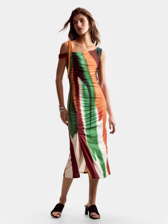 Obrázek produktu Desigual Letní šaty Paint Lacroix 26SWVK17 Barevná Slim Fit