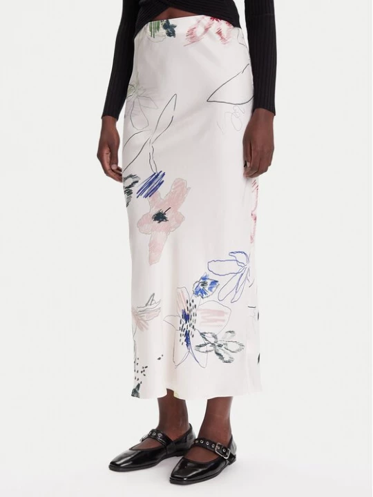 Obrázek produktu Desigual Maxi sukně Paul 25WWFW07 Bílá Regular Fit