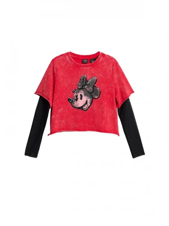 Obrázek produktu Desigual Mikina 'Minnie Mouse' červená / černá