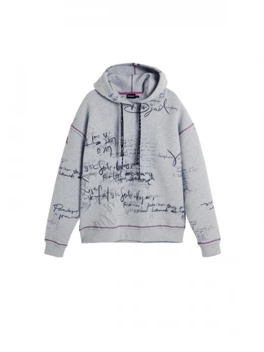 Obrázek produktu Desigual Mikina světle šedá / černá