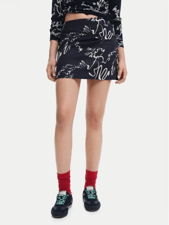 Obrázek produktu Desigual Mini sukně 25SWFW03 Černá Regular Fit