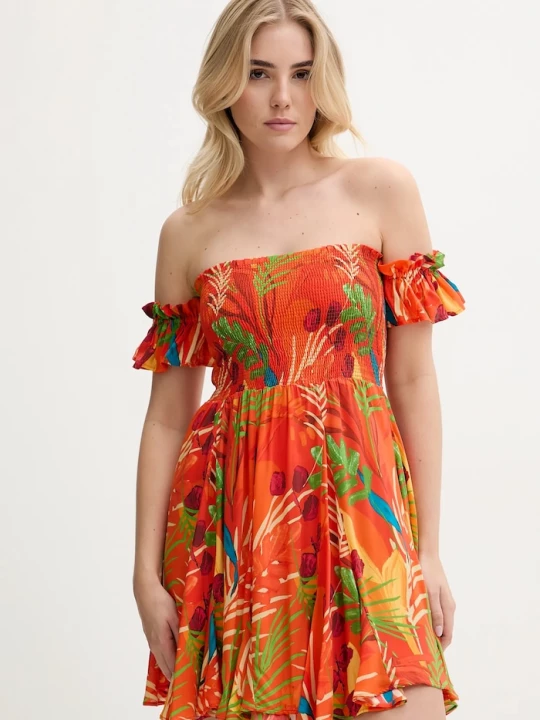Obrázek produktu Desigual Plážové šaty BAHAMAS DRESS oranžová