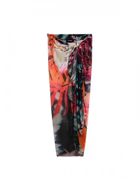 Obrázek produktu Desigual Plážový ručník béžová / oranžová / magenta / černá