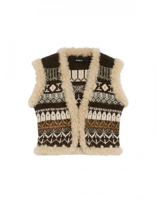 Obrázek produktu Desigual Pletená vesta mix barev / černá