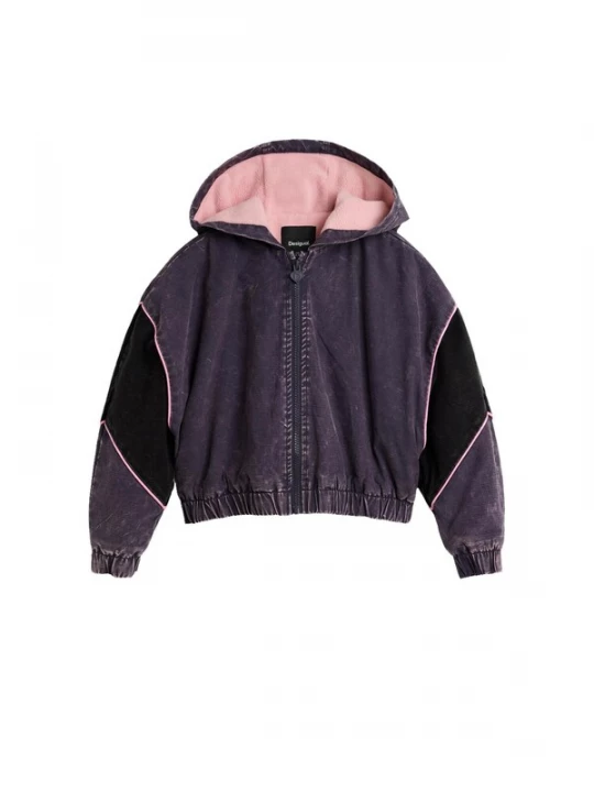 Obrázek produktu Desigual Přechodná bunda šedá / antracitová / pink