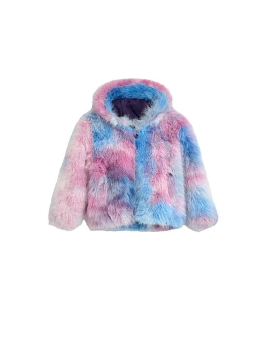 Obrázek produktu Desigual Přechodná bunda světlemodrá / světle fialová / růžová