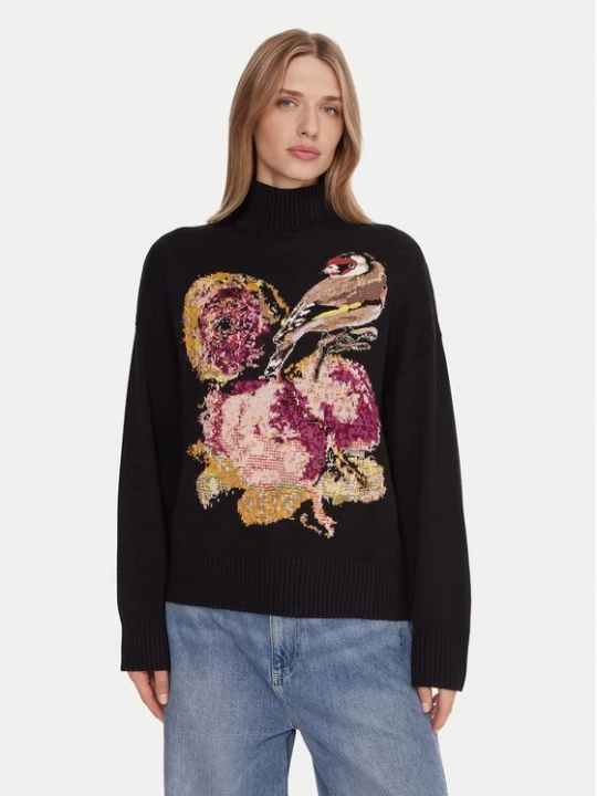 Obrázek produktu Desigual Rolák Bird Laroix 25WWJF04 Černá Regular Fit