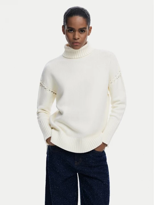 Obrázek produktu Desigual Rolák Vantaa 25WWJF11 Bílá Relaxed Fit