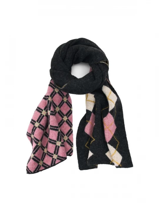 Obrázek produktu Desigual Šála béžová / pink / černá