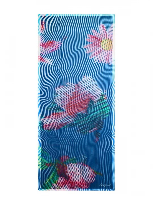Obrázek produktu Desigual Šátek modrá / žlutá / zelená / růžová