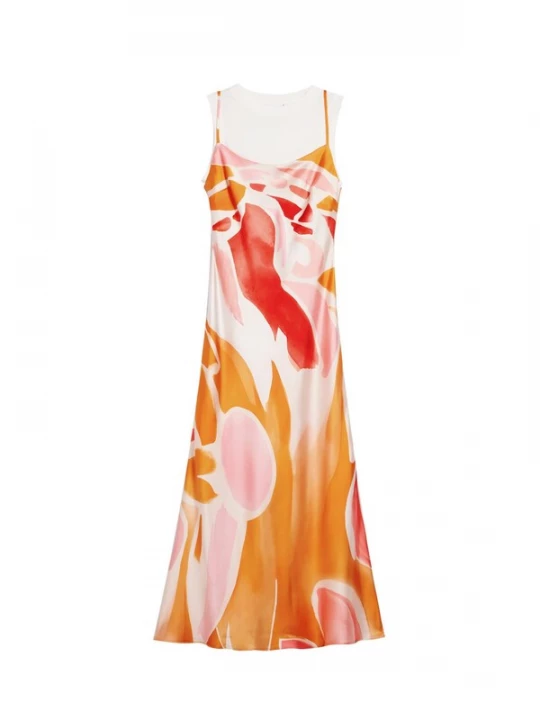 Obrázek produktu Desigual Šaty oranžová / růžová / červená