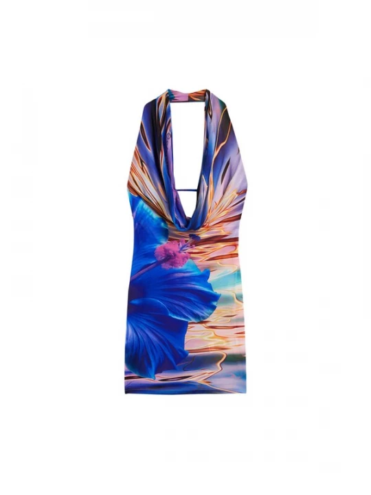 Obrázek produktu Desigual Šaty písková / modrá / indigo / pink