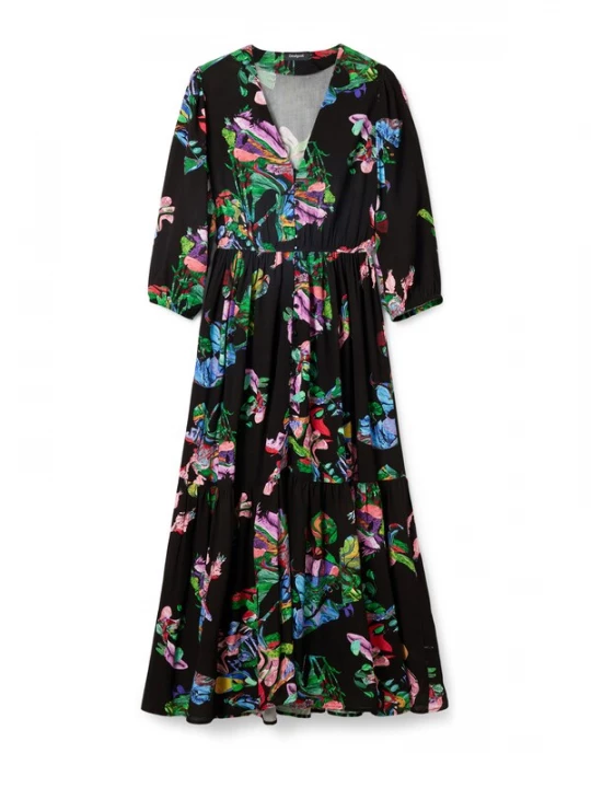 Obrázek produktu Desigual Šaty 'Poppy M. Christian Lacroix'  nebeská modř / zelená / fialová / černá