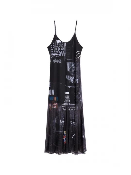 Obrázek produktu Desigual Šaty růžová / černá / bílá