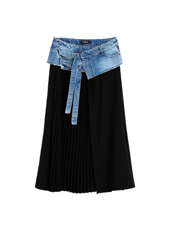 Obrázek produktu Desigual Sukně modrá / černá