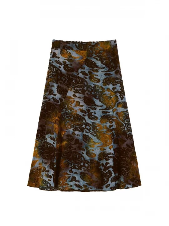 Obrázek produktu Desigual Sukně modrá / hnědá / černá