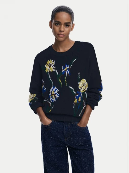 Obrázek produktu Desigual Svetr Cooper 25WWJF36 Černá Regular Fit