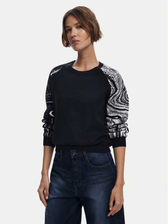 Obrázek produktu Desigual Svetr Kodiak 25WWJF28 Černá Regular Fit