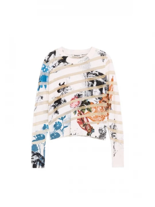 Obrázek produktu Desigual Svetr mix barev / bílá