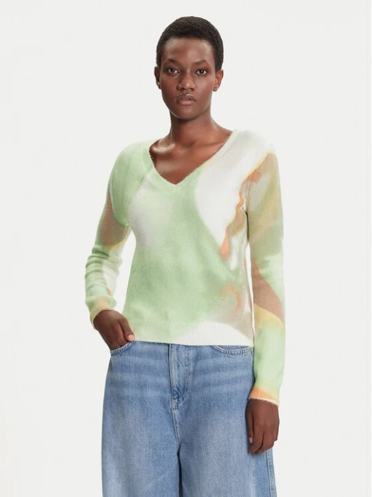 Obrázek produktu Desigual Svetr Oulu 25WWJF13 Zelená Regular Fit