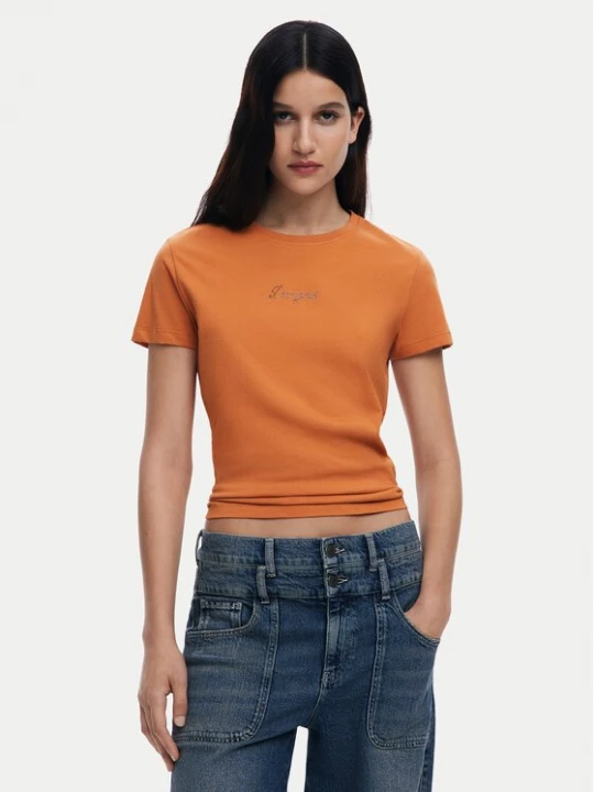 Obrázek produktu Desigual T-Shirt 25SWTK15 Oranžová Regular Fit