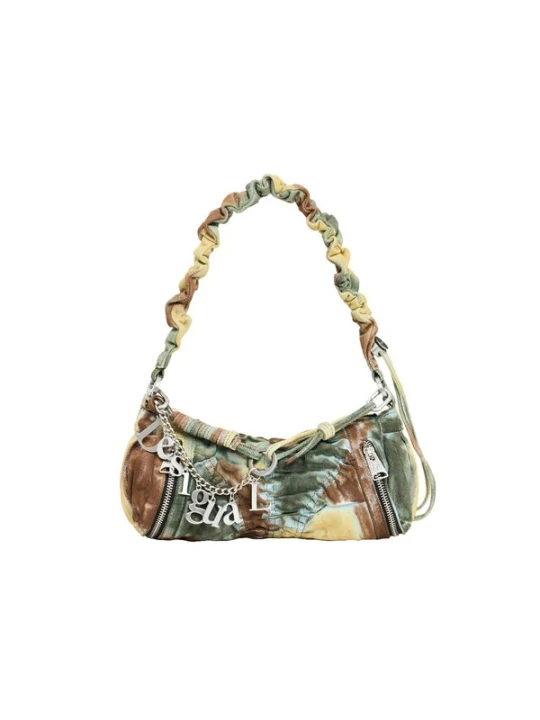 Obrázek produktu Desigual Taška přes rameno světlemodrá / hnědá / žlutá / khaki