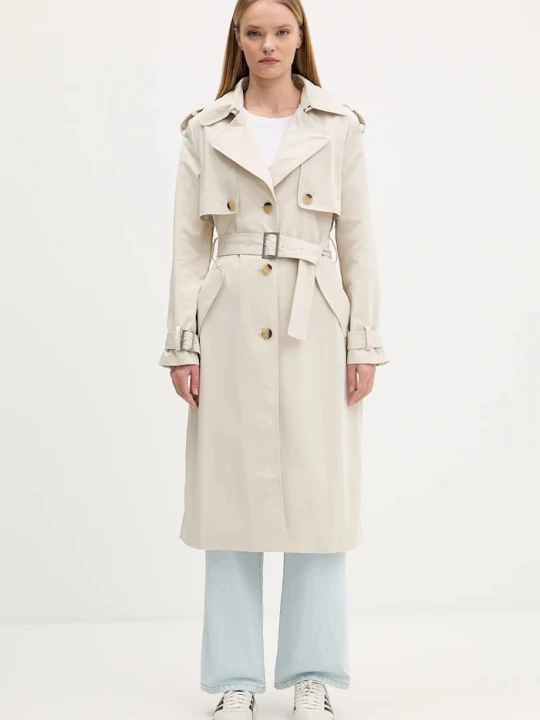 Obrázek produktu Desigual Trench kabát Desigual PLEATED béžová