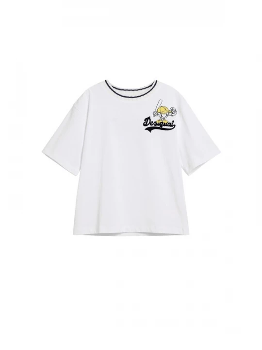 Obrázek produktu Desigual Tričko 'Baseball' žlutá / černá / bílá