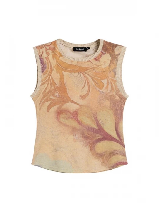 Obrázek produktu Desigual Tričko béžová / hnědá