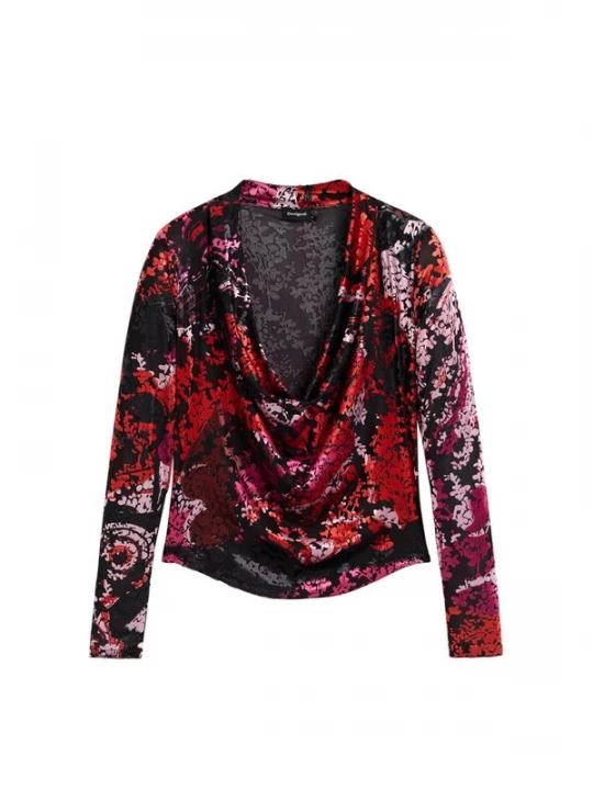 Obrázek produktu Desigual Tričko bobule / růžová / červená / černá