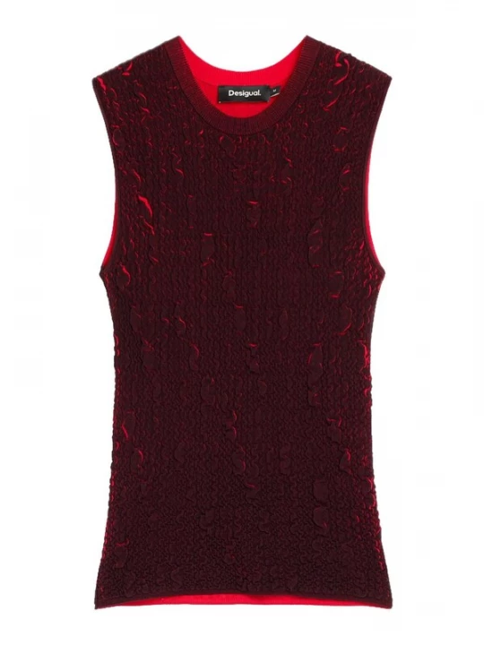 Obrázek produktu Desigual Tričko bordó