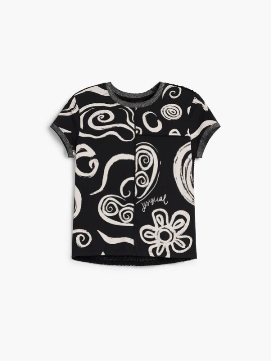 Obrázek produktu Desigual Tričko černá / offwhite