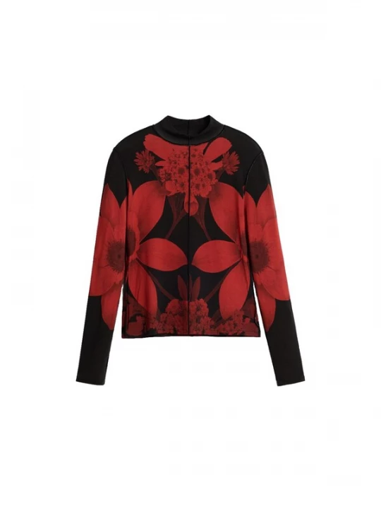 Obrázek produktu Desigual Tričko červená / černá