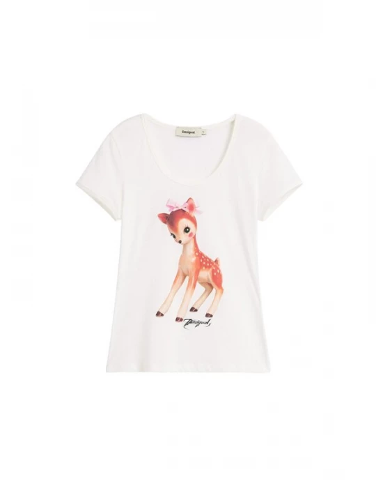 Obrázek produktu Desigual Tričko 'Disney™' ohnivá červená / bílá