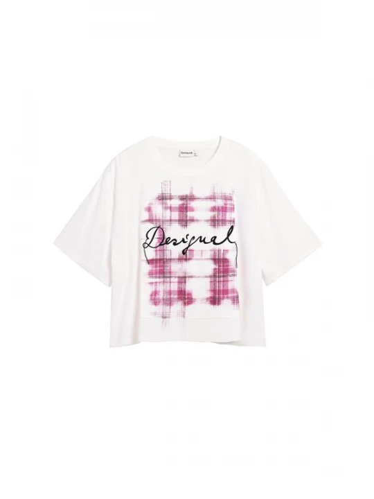 Obrázek produktu Desigual Tričko fialová / černá / bílá