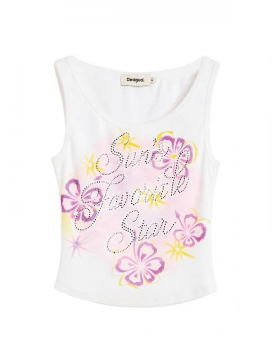 Obrázek produktu Desigual Tričko fialová / pink / bílá