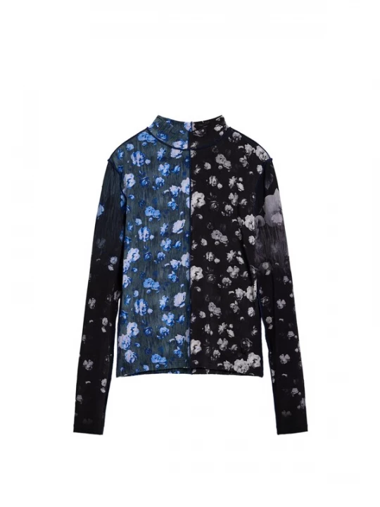 Obrázek produktu Desigual Tričko modrá / černá