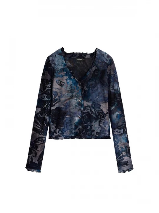 Obrázek produktu Desigual Tričko modrá / černá