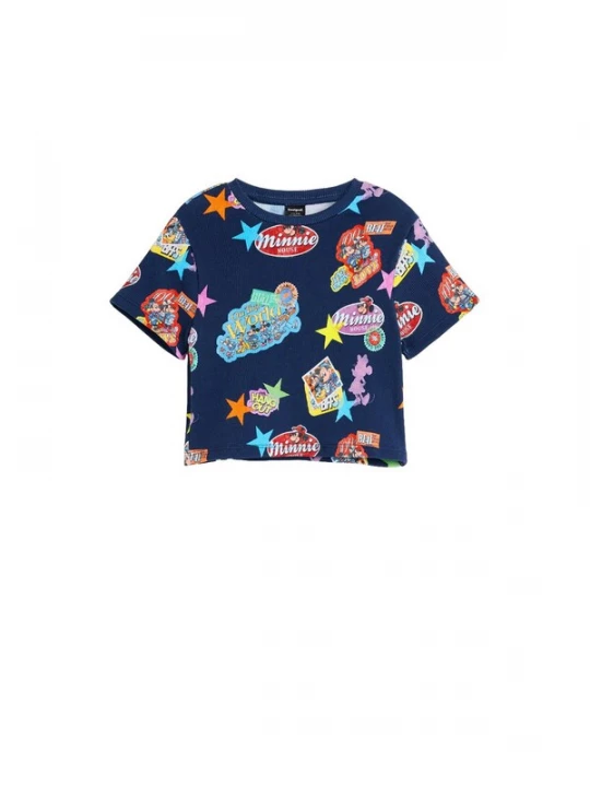 Obrázek produktu Desigual Tričko námořnická modř / nebeská modř / červená