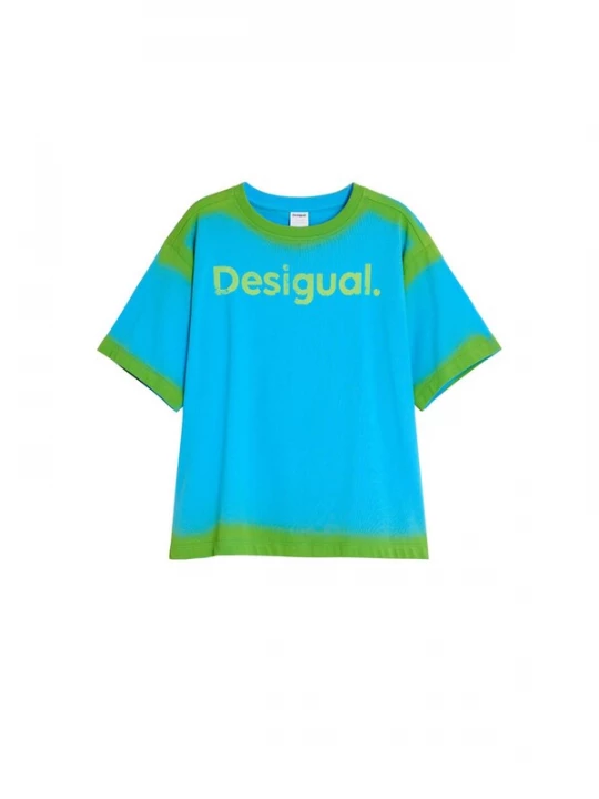 Obrázek produktu Desigual Tričko nebeská modř / zelená