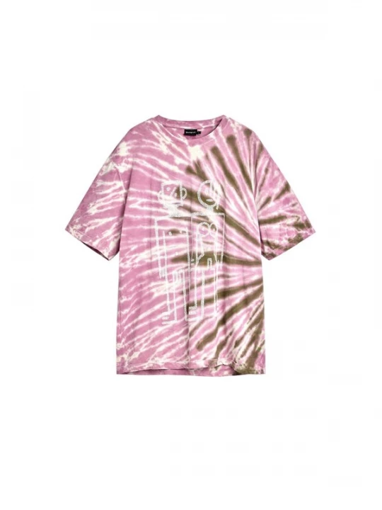 Obrázek produktu Desigual Tričko olivová / pink / bílá