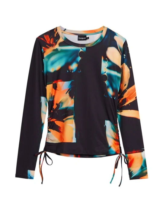 Obrázek produktu Desigual Tričko 'Paloma' modrá / oranžová / černá