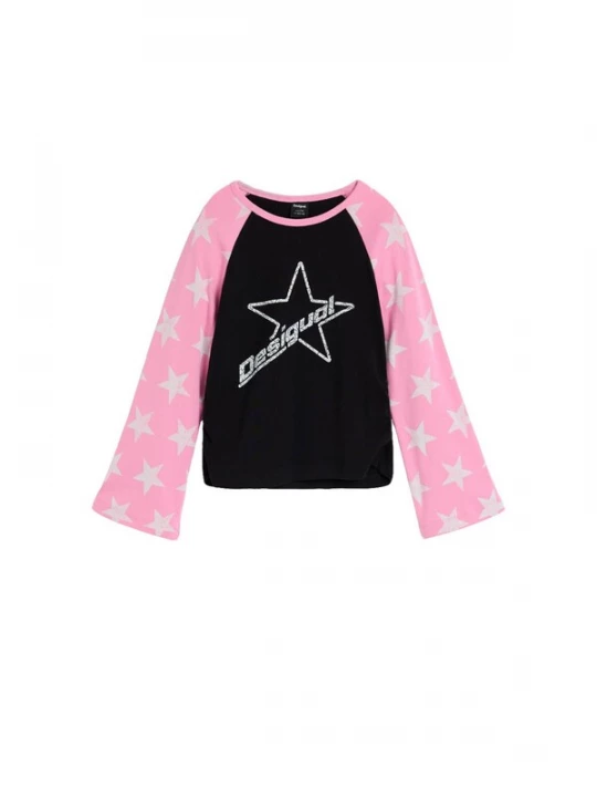 Obrázek produktu Desigual Tričko světle růžová / černá