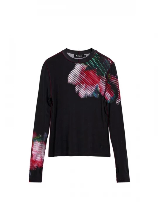 Obrázek produktu Desigual Tričko zelená / červená / černá