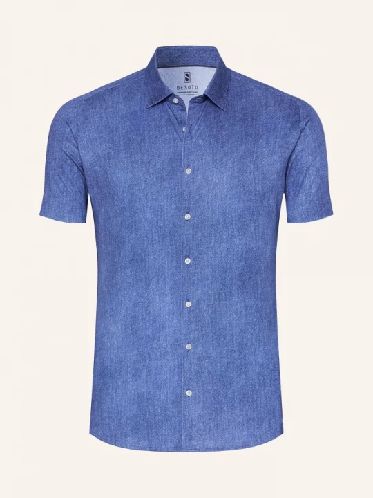 Obrázek produktu Desoto Košile S Krátkým Rukávem Slim Fit Z Jersey modrá
