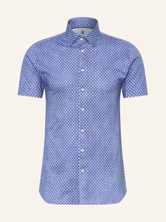 Obrázek produktu Desoto Košile S Krátkým Rukávem Slim Fit Z Jersey modrá / bílá