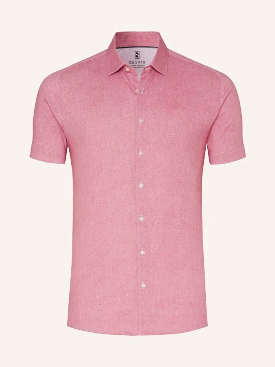 Obrázek produktu Desoto Košile S Krátkým Rukávem Slim Fit Z Jersey světle červená